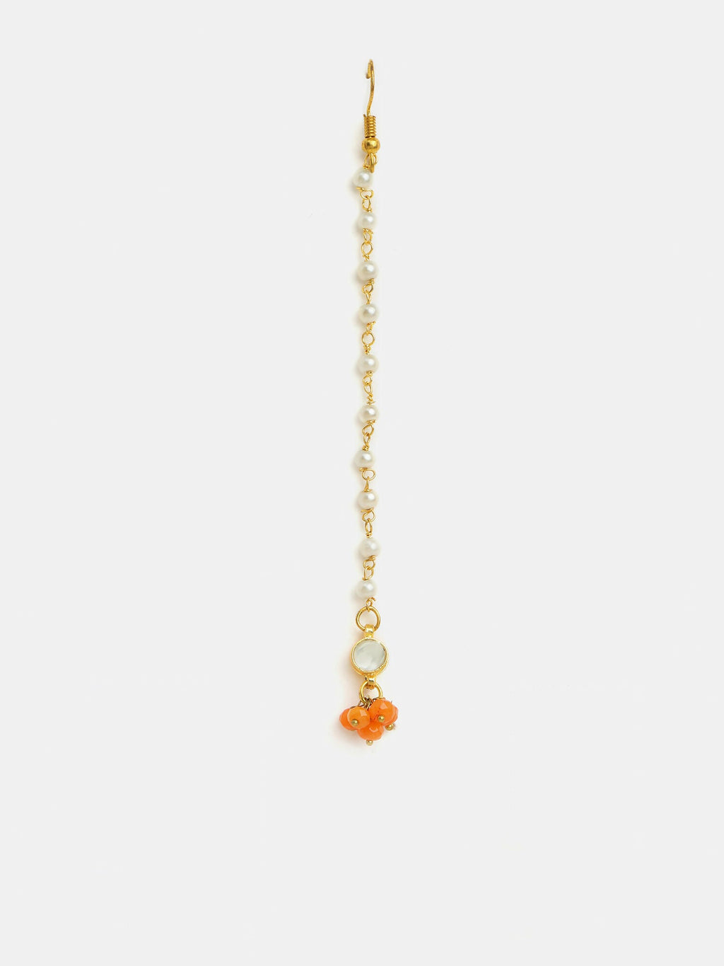 Ruby Raang Traditional Teardrop Maang Tikka | Grocsy
