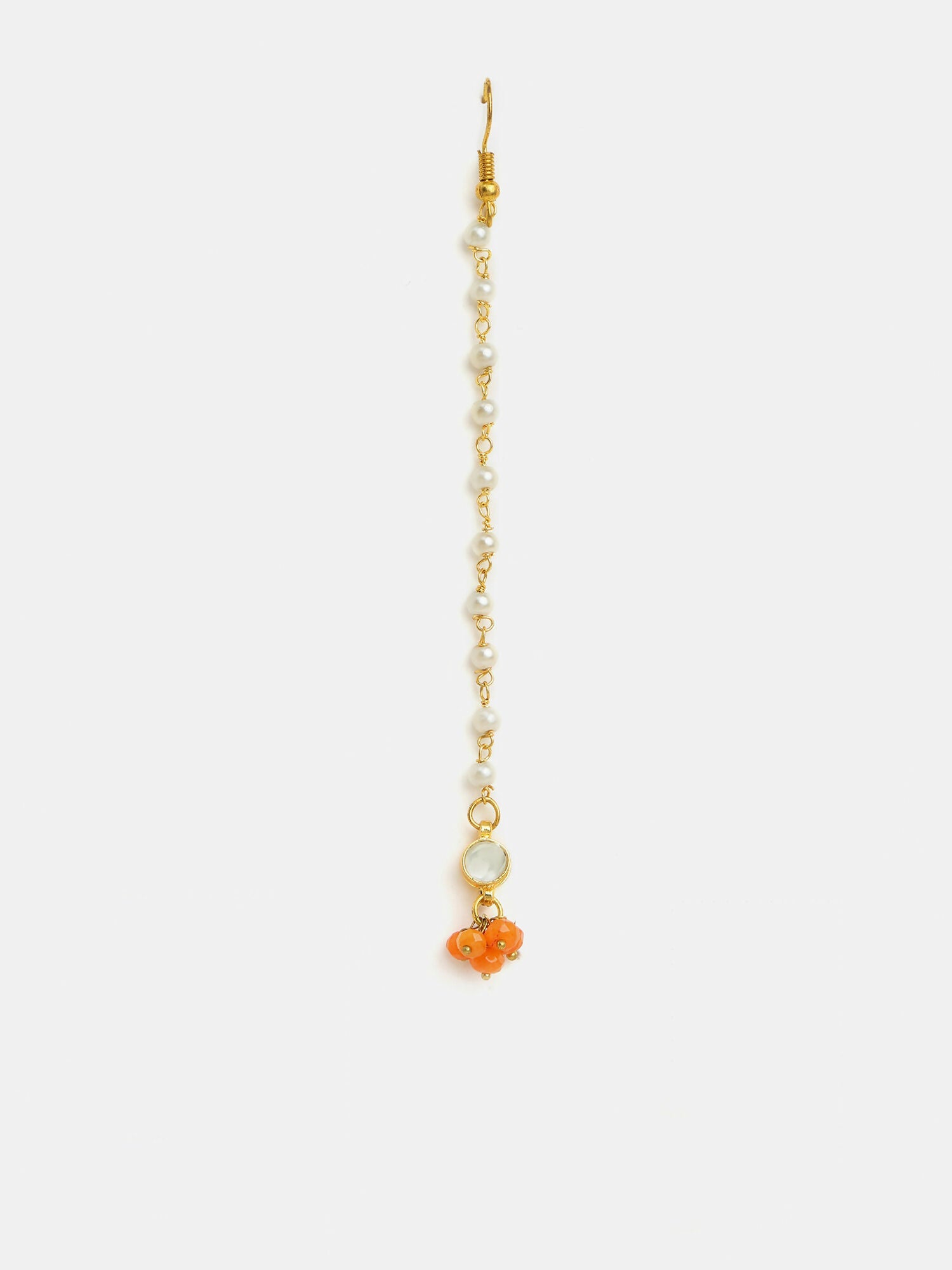 Ruby Raang Traditional Teardrop Maang Tikka | Grocsy