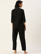 Jainish Women Black Night suit ( LNS 001Blackxxx ) | Grocsy