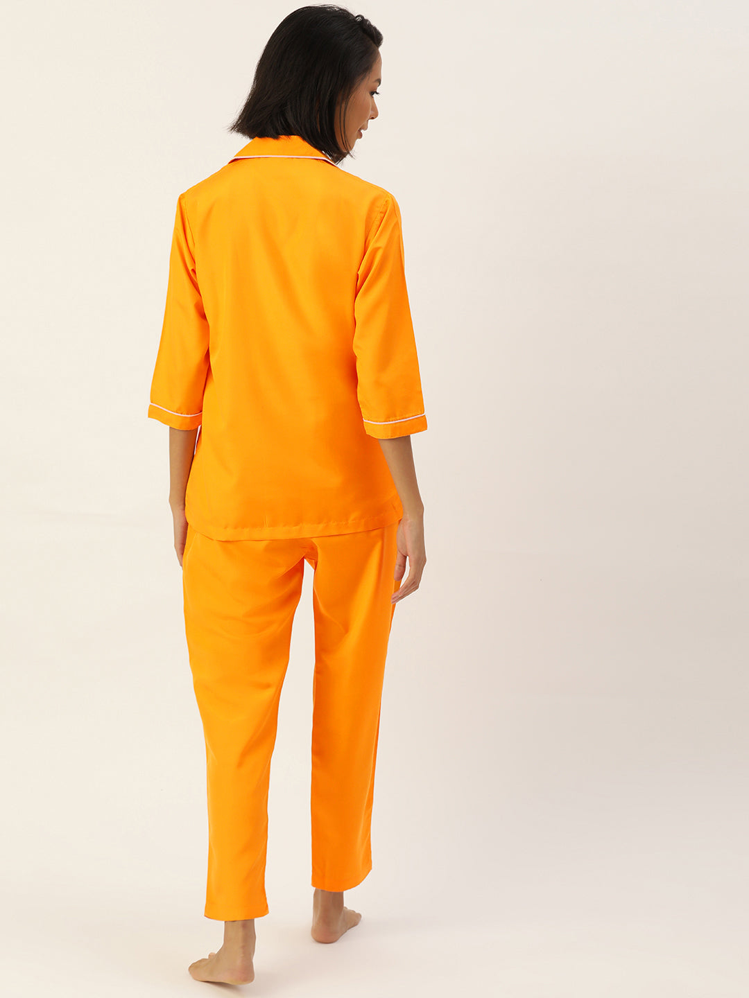 Jainish Women Mustard Night suit ( LNS 001Mustard ) | Grocsy