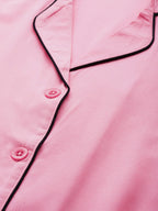Jainish Women Pink Night suit ( LNS 001Pink ) | Grocsy