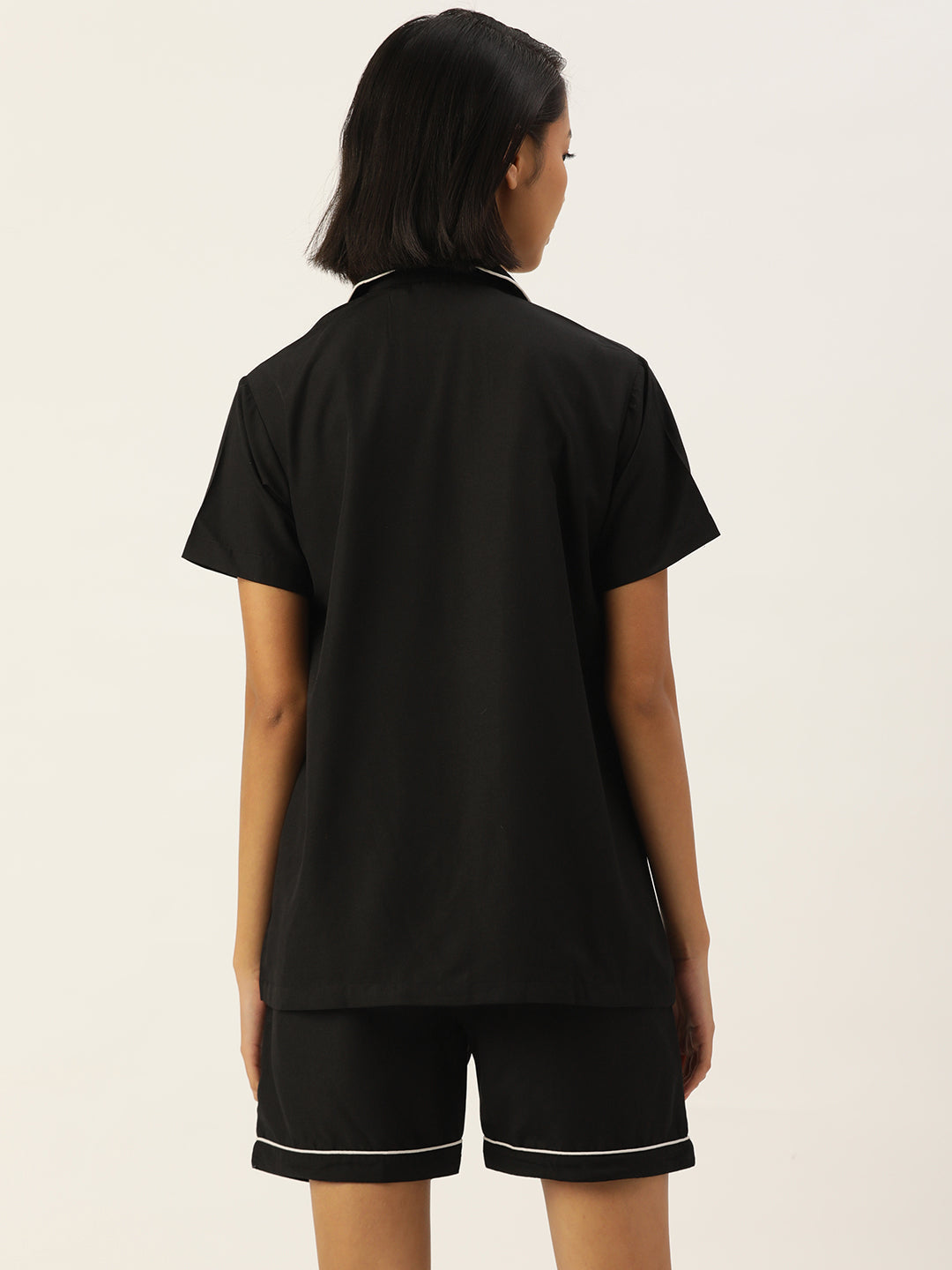 Jainish Women Black Night suit ( LNS 002Black ) | Grocsy