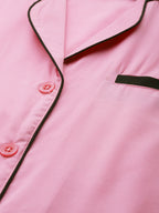 Jainish Women Pink Night suit ( LNS 002Pink ) | Grocsy