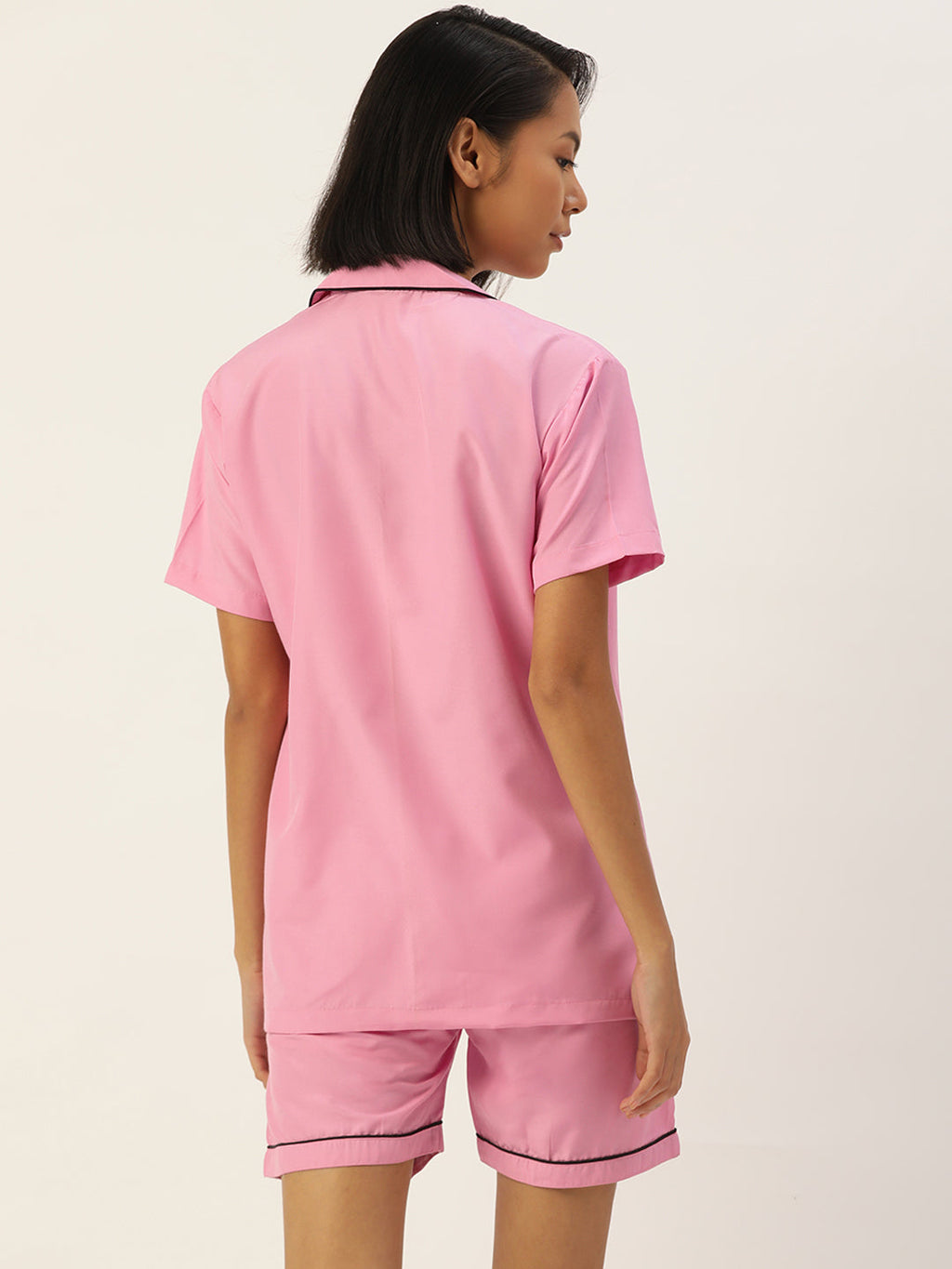 Jainish Women Pink Night suit ( LNS 002Pink ) | Grocsy