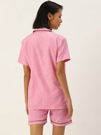Jainish Women Pink Night suit ( LNS 002Pink ) | Grocsy