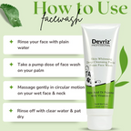 Devriz Professional Kojic Acid Face Wash For Reducing Pigmentation Dark Spots Uneven Skin Tone | Grocsy