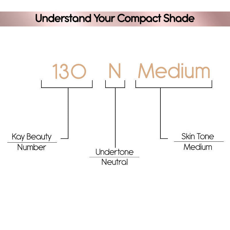 Kay Beauty By Katrina Kaif Matte Compact - 130N Medium | Grocsy