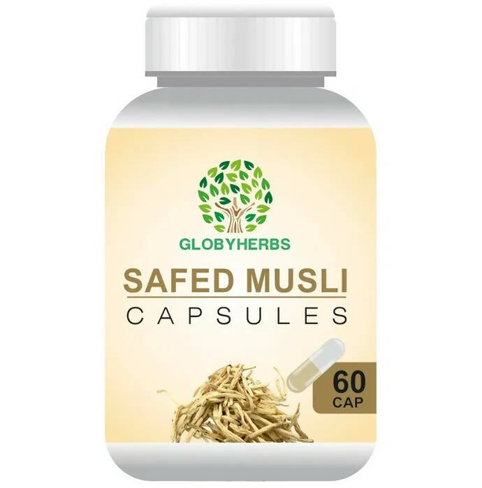 Globyherbs Safed Musli Capsules | Grocsy