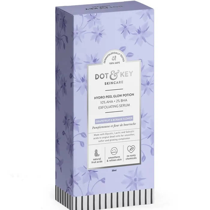 Dot & Key Hydro Peel Glow Potion 10% AHA + 2% BHA Exfoliating Serum | Grocsy