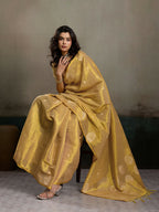 Shree Shyam Fashion Beige Tissue Silk Saree | Grocsy