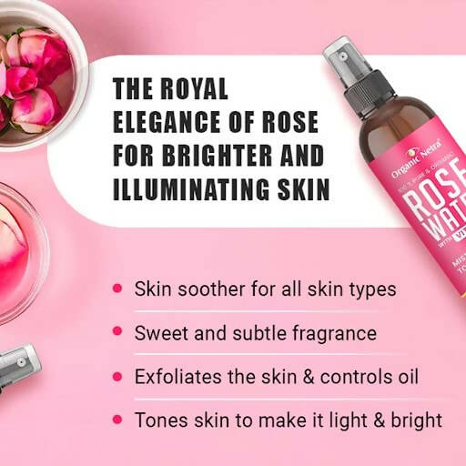 Organic Netra Rose Water with Vitamin C | Grocsy