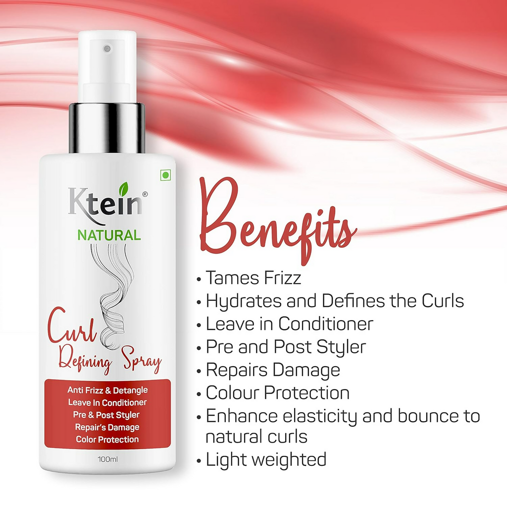 Ktein Natural Curl Defining Spray | Grocsy