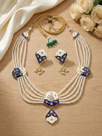 Jewel City Multicolor Meenakari Pearl Necklace Set | Indian Bridal Choker For Women | Grocsy