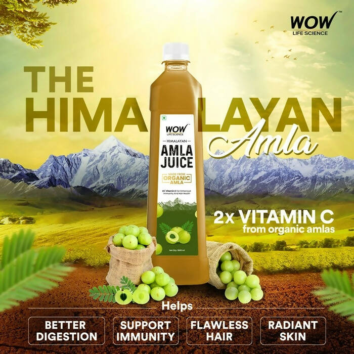 Wow Life Science Himalayan Amla Juice | Grocsy