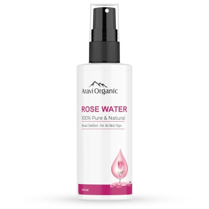 Aravi Organic 100% Steam Distilled Rose Water Face Toner Spray | Grocsy