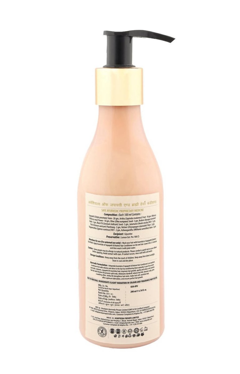 Ashpveda Essentials of Japapatti and Brahmi Hair Conditioner | Grocsy
