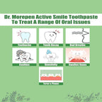 Dr. Morepen Active Smile Toothpaste with Bamboo Brush | Grocsy