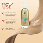 Colors Queen Airbrush Foundation With Primer - Rose Blush | Grocsy