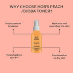House Of Beauty Peach + Jojoba Toner | Grocsy
