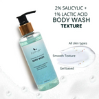 The Wellness Shop 2% Salicylic+1% Lactic Acid Body Wash | Grocsy