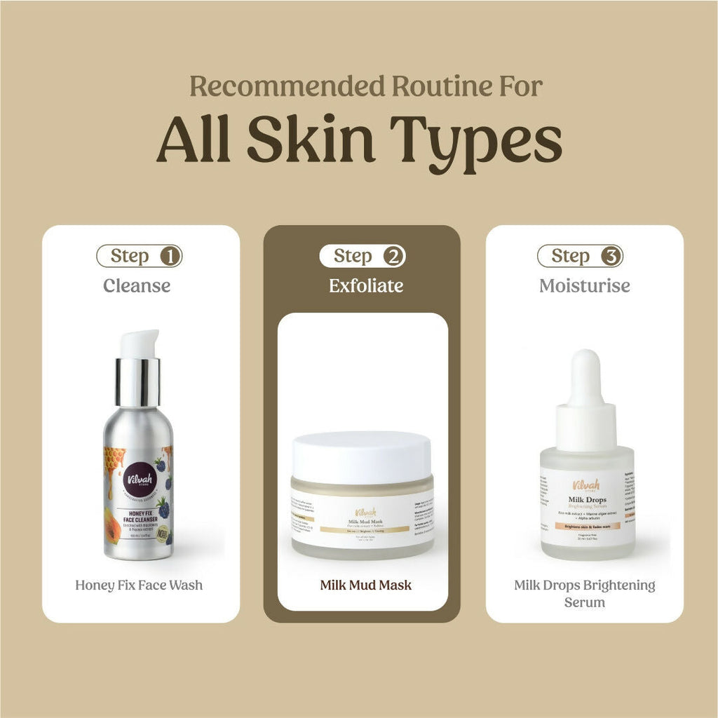 Vilvah Store Milk Mud Mask | Grocsy