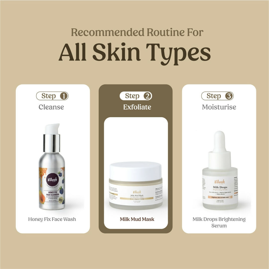 Vilvah Store Milk Mud Mask | Grocsy