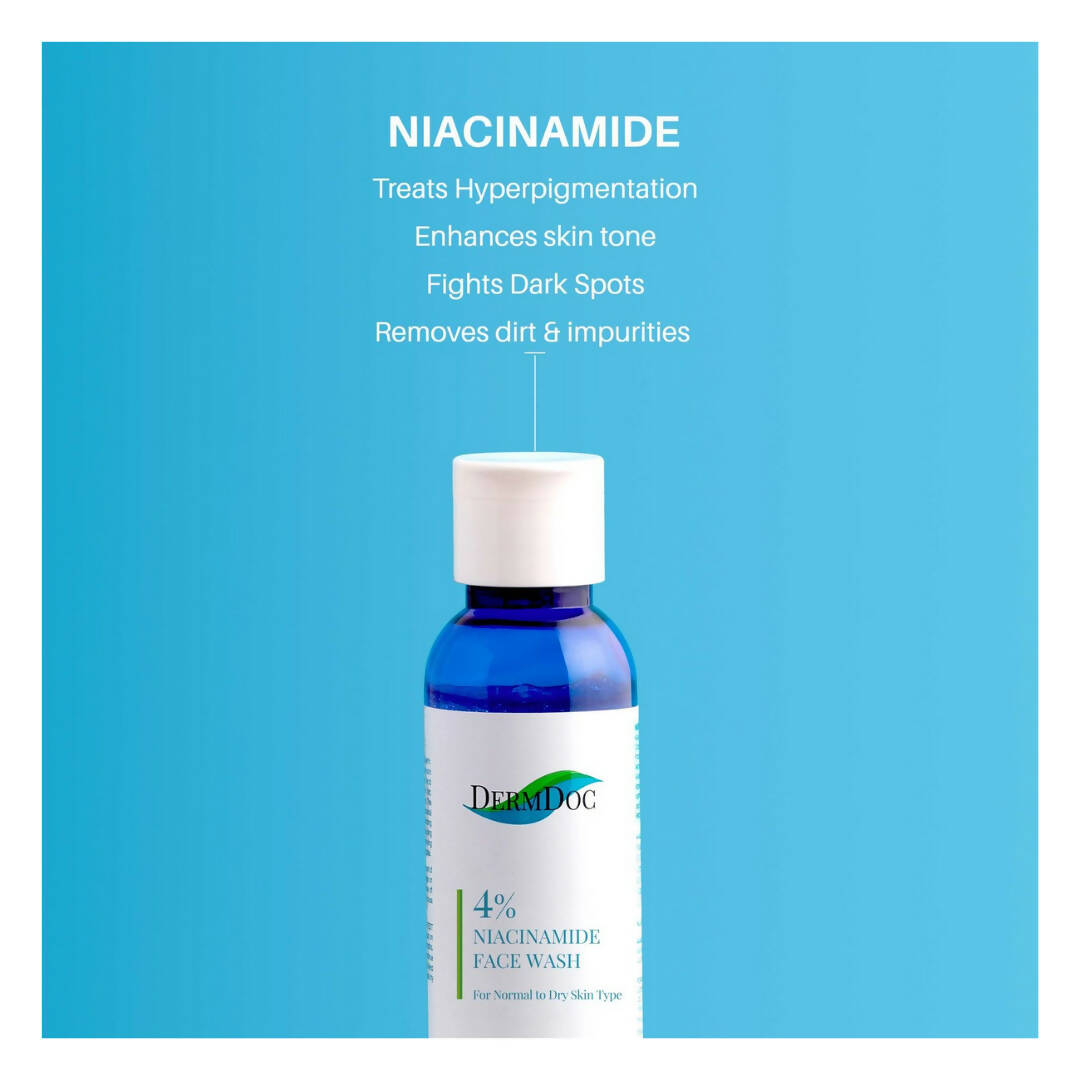 Dermdoc 4% Niacinamide Face Wash | Grocsy