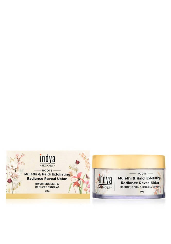 Indya Mulethi & Haldi Exfoliating Radiance Reveal Ubtan | Grocsy