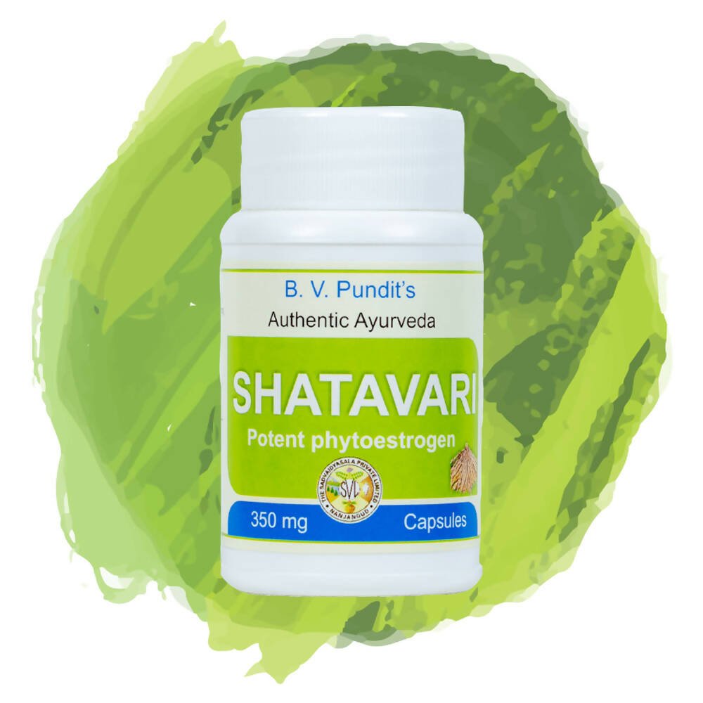 B V Pundit's Shatavari Capsules | Grocsy