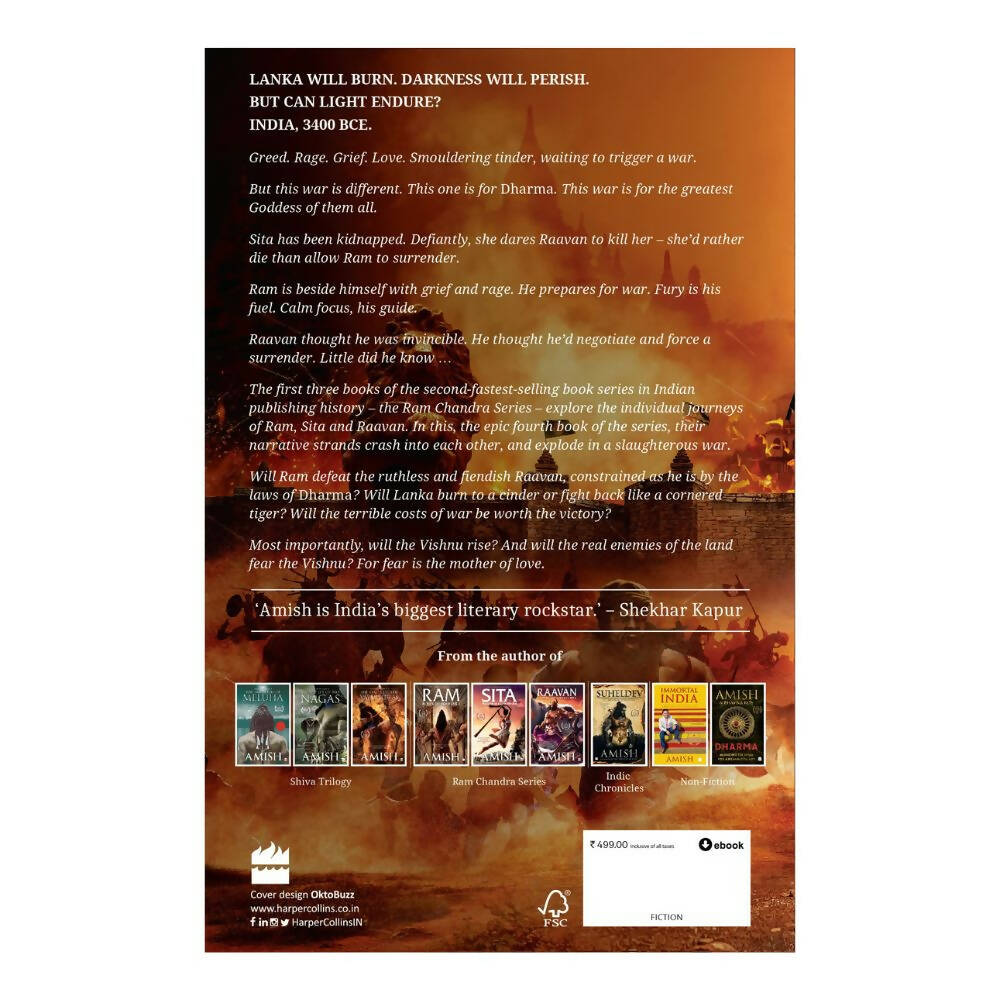 War Of Lanka (Ram Chandra Series Book 4) by Amish Tripathi | Grocsy