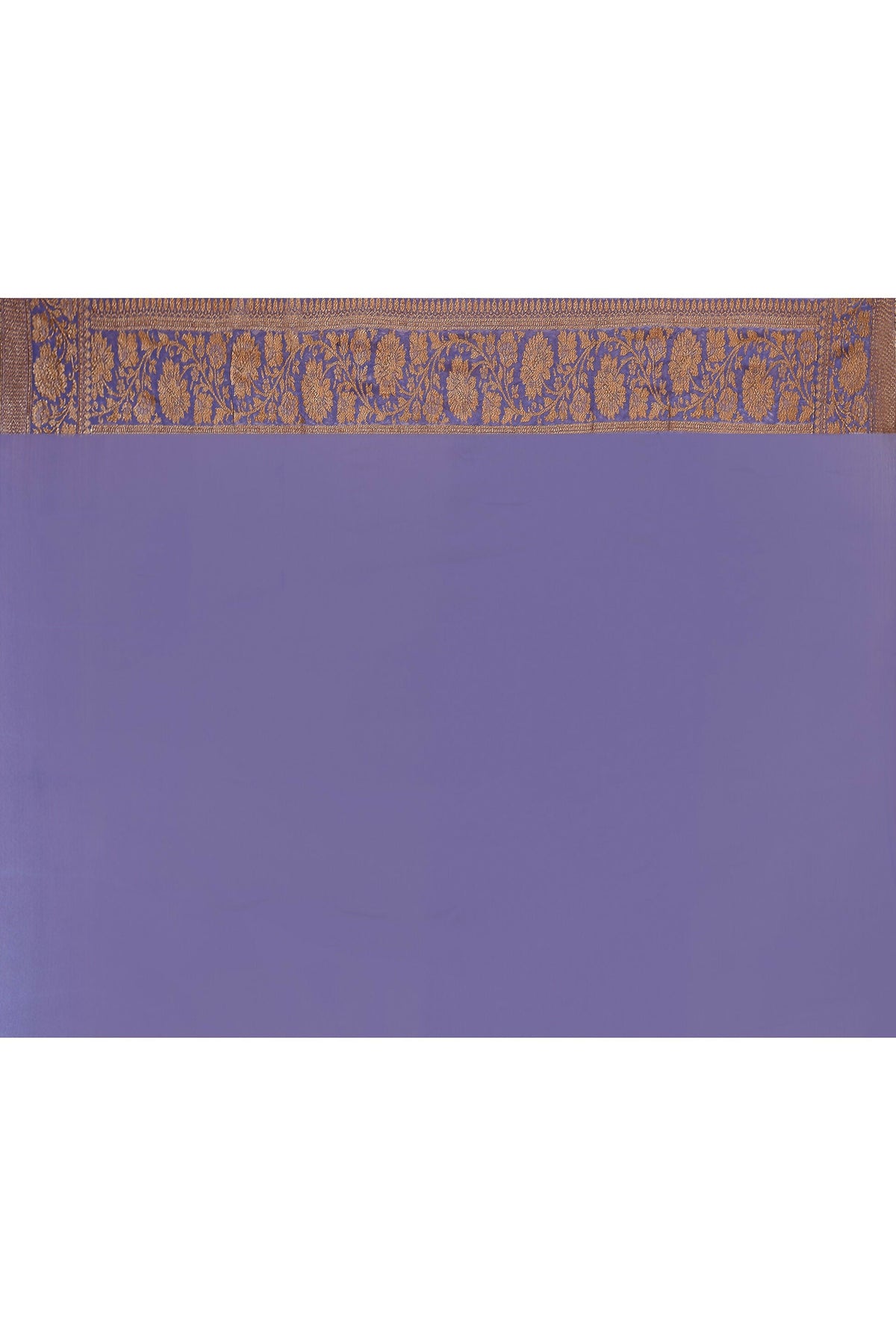 Joban Fashion Navy Blue Crepe Chiffon Pure Handloom Banarasi Silk Saree | Grocsy