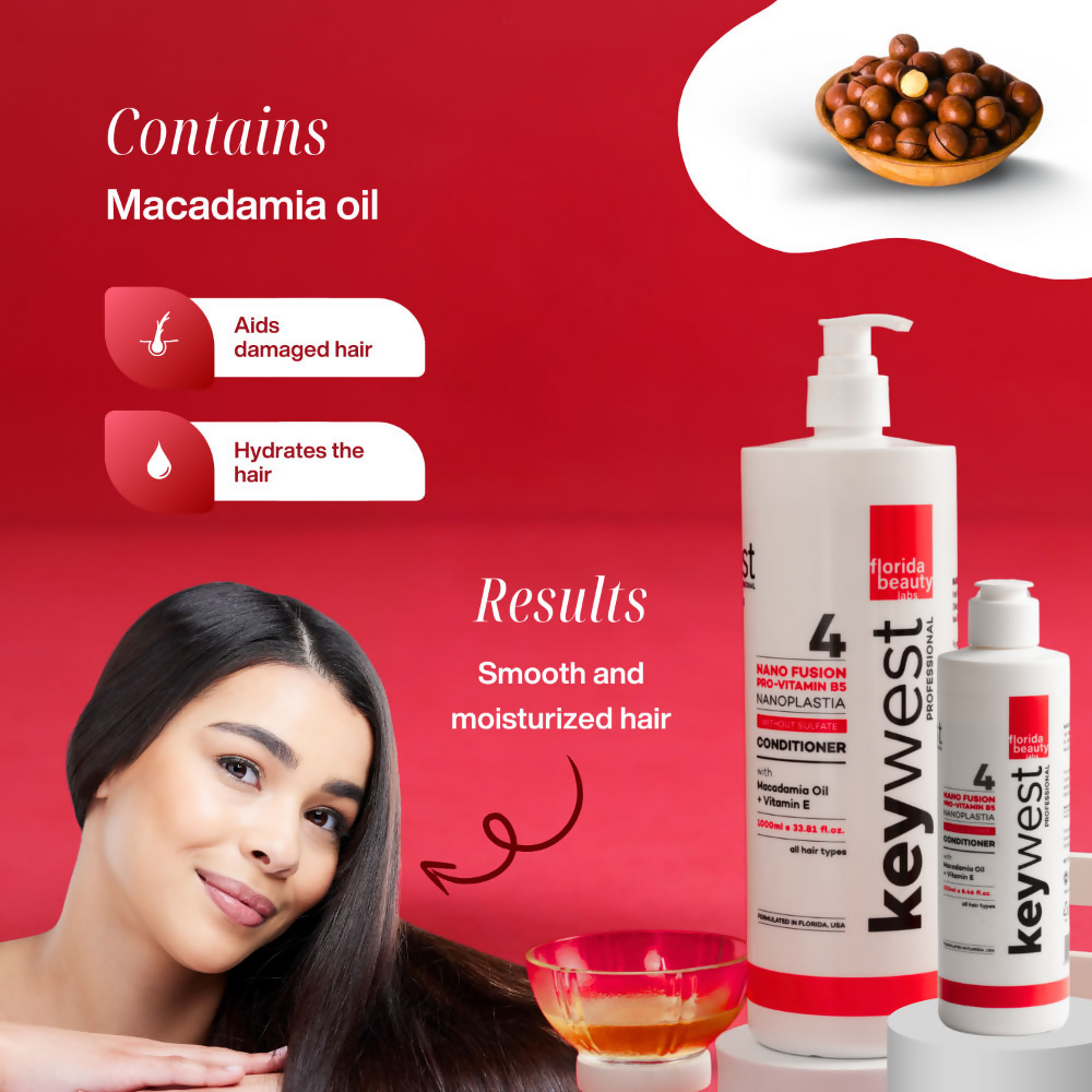 Keywest Professional Nanoplastia Sulfate Free Conditioner | Grocsy