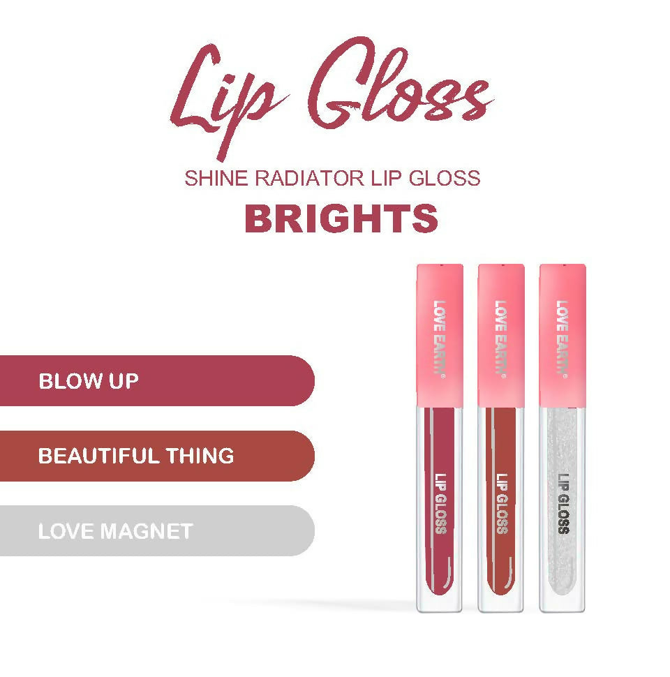 Love Earth Liquid Lip Gloss - Brights | Grocsy