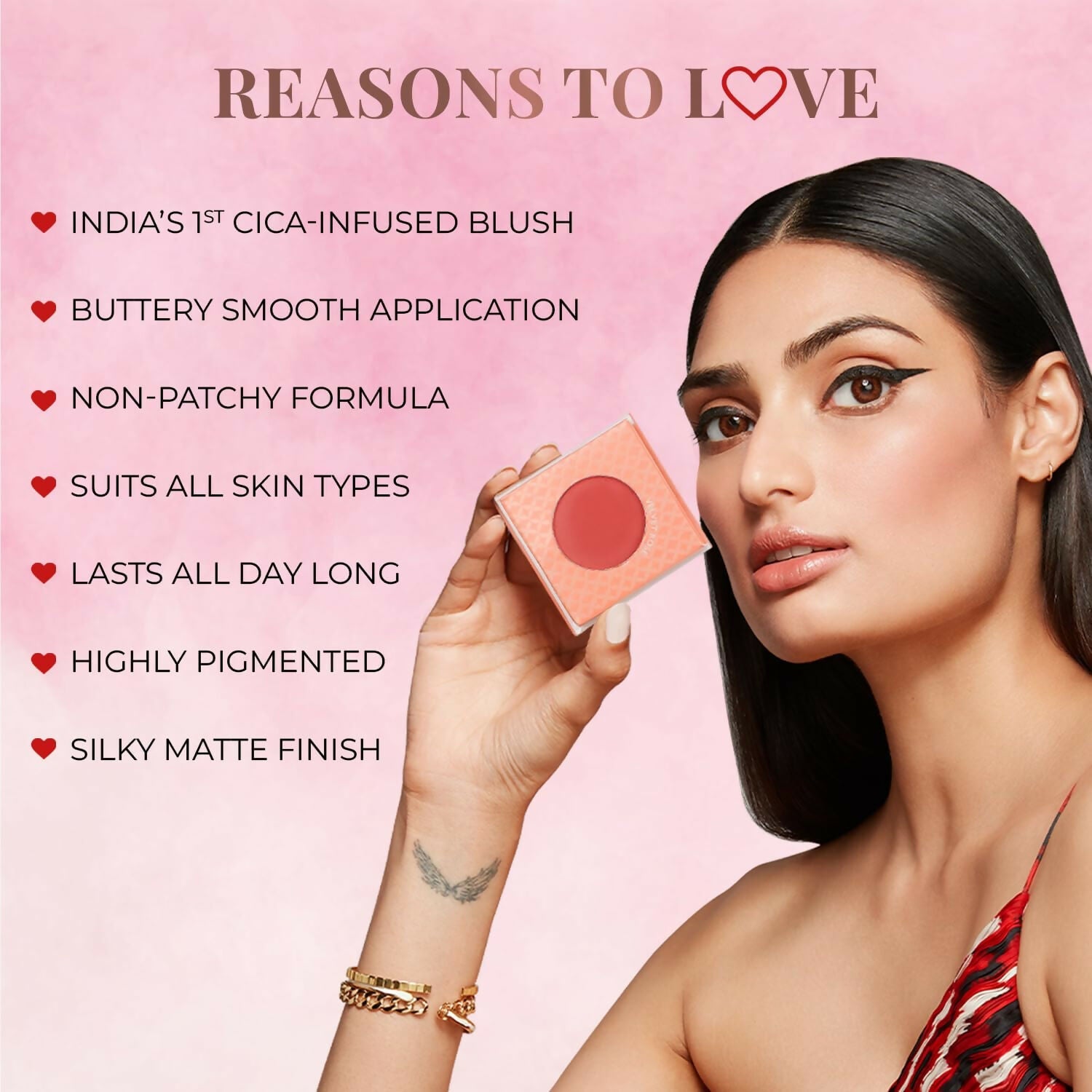 Just Herbs Nourishing Powder Blush - Lush Blossom | Grocsy