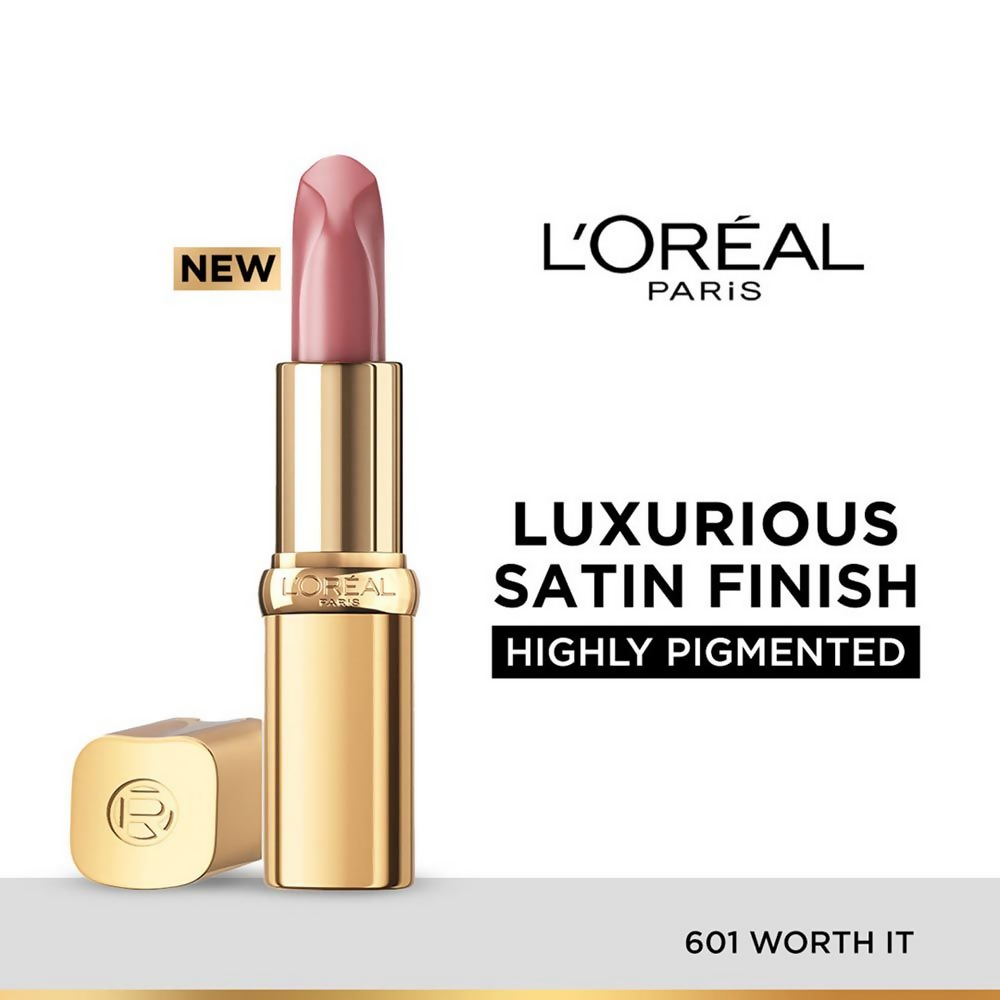 L'Oreal Paris Color Riche Satin Lipstick - 601 Worth It | Grocsy
