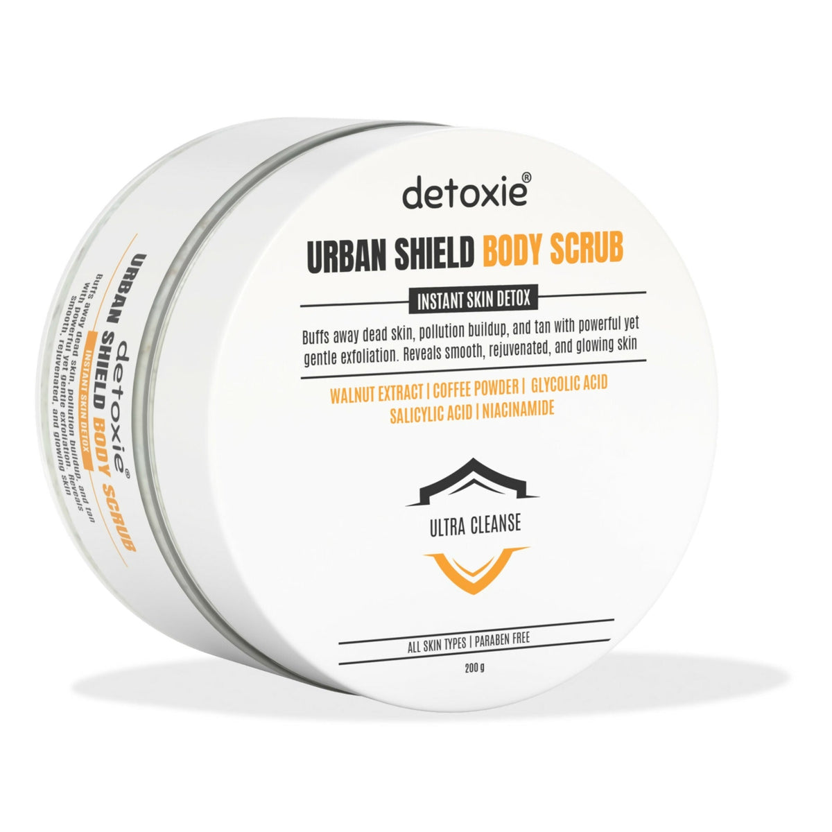 Detoxie Body Wash Lotion & Scrub Combo - Urban Shiled | Grocsy