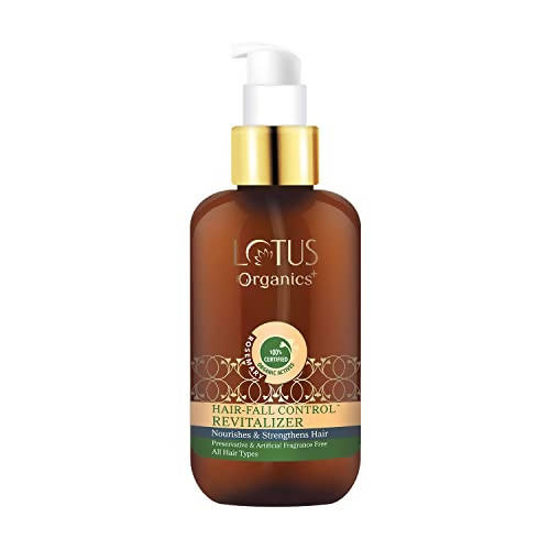 Lotus Organics+ Hair Fall Control Revitalizer | Grocsy