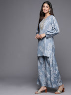 Ahalyaa Women's Traditional Wea Co-ods - Grey | Grocsy