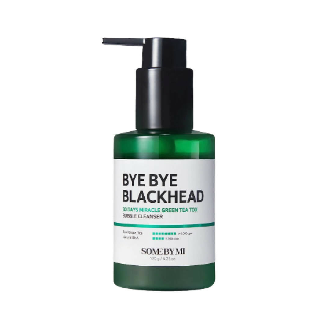 Some By Mi Bye Bye Blackhead 30 Days Miracle Green Tea Tox Bubble Cleanser | Grocsy