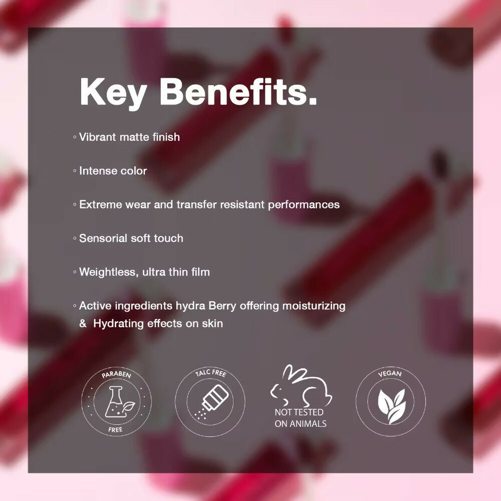 Joyology Beauty Color Delight Lip Fluid Liquid Lipstick - Berry Business | Grocsy