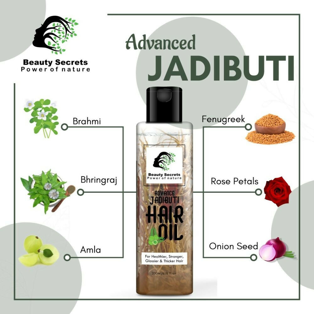 Beauty Secrets Ayurvedic Jadibuti Hair Oil | Grocsy
