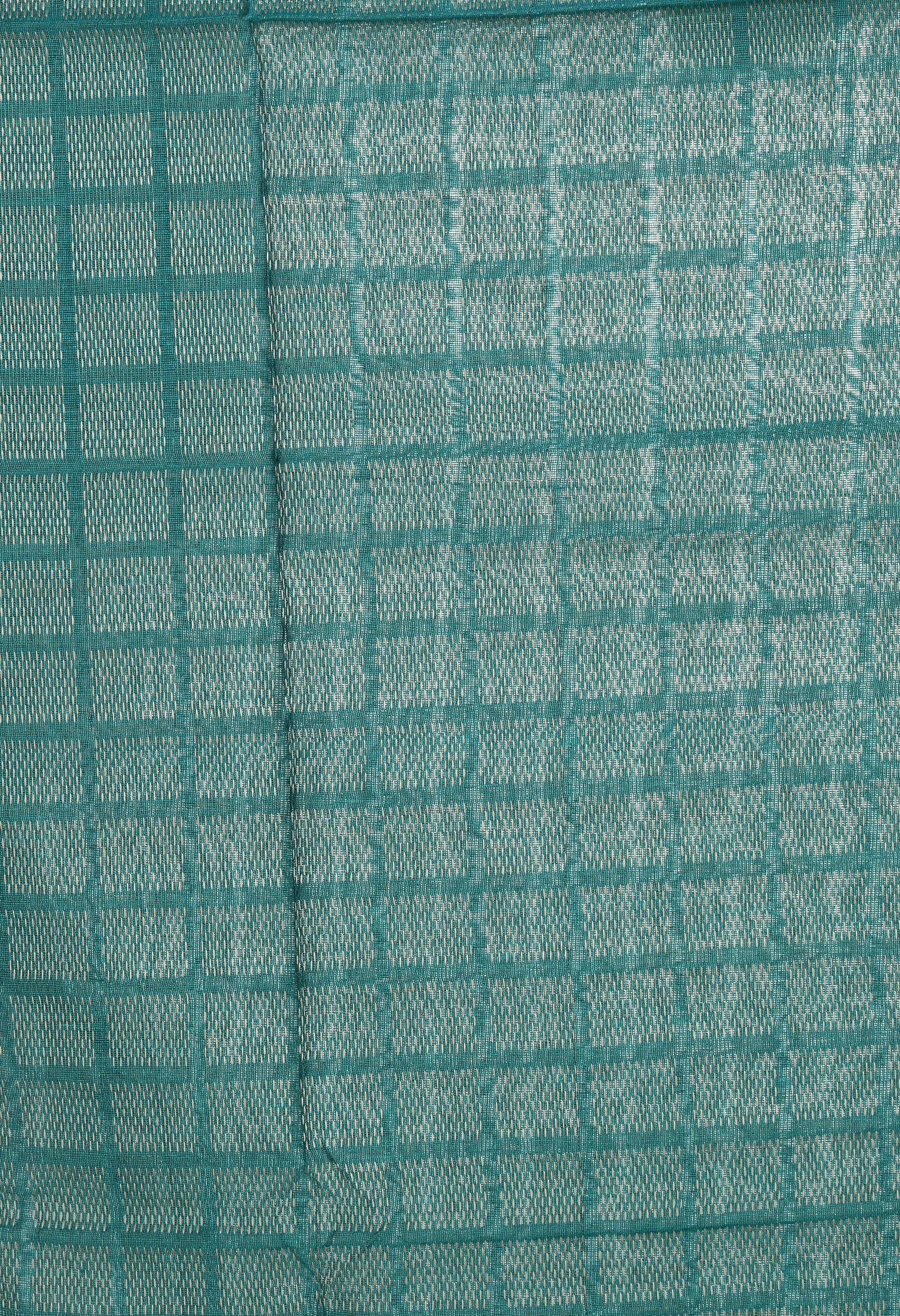Mominos Fashion Moeza Handloom Cotton Aqua Blue Dupatta | Grocsy