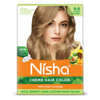 Nisha Creme Hair Color for Women - Light Blonde | Grocsy
