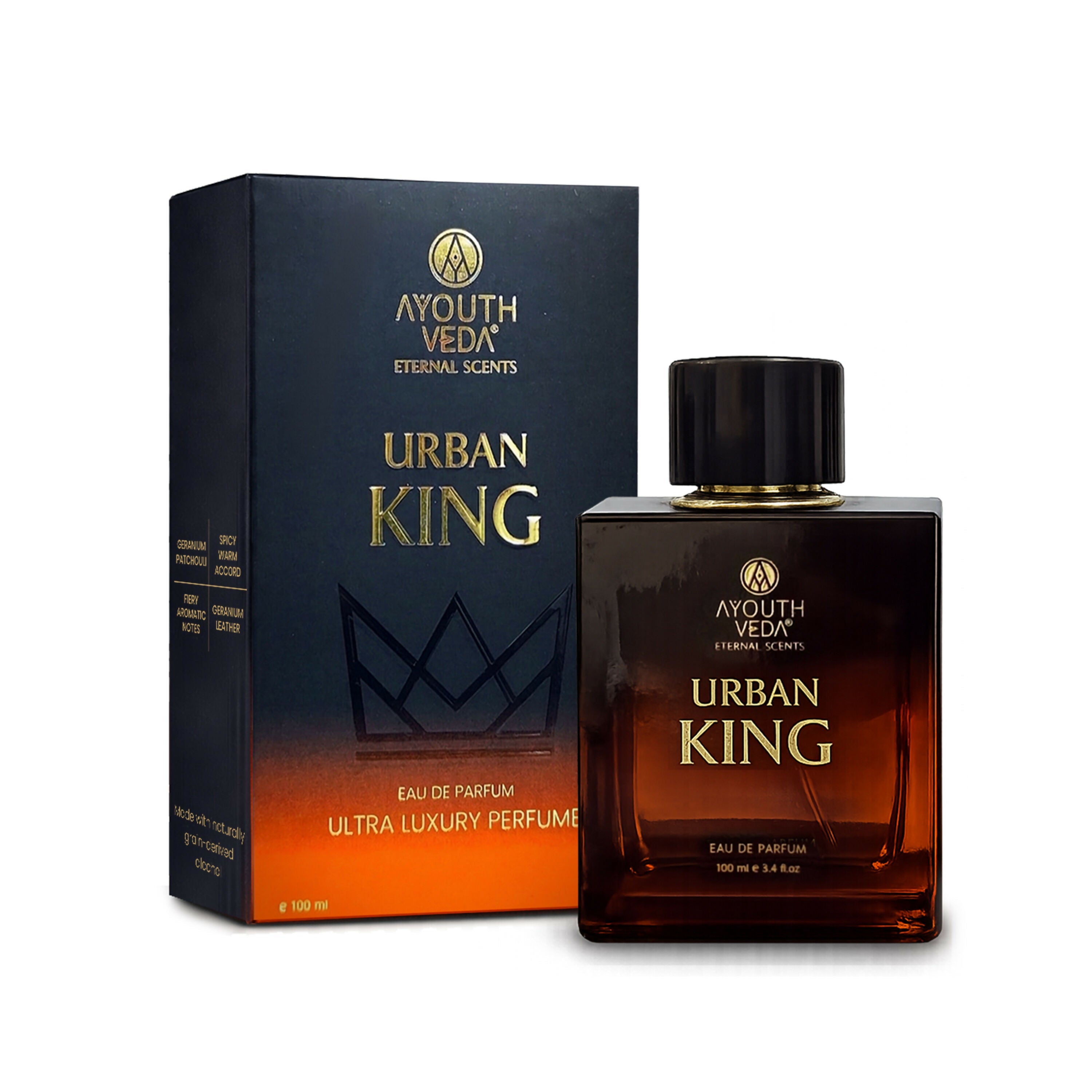 Ayouthveda Urban King Eau De Parfum for Men | Grocsy