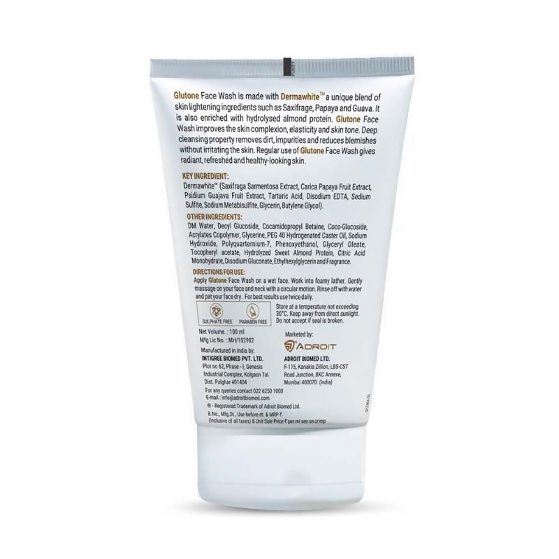 Glutone Face Wash With Dermawhite | Grocsy