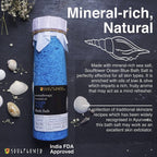 Soulflower Aromatherapy Essential Oil Ocean Blue Bath Salt | Grocsy