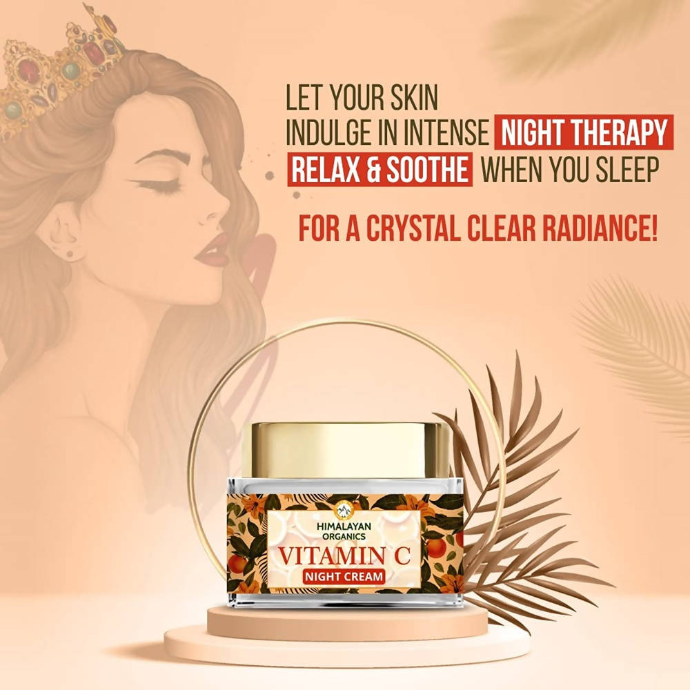 Himalayan Organics Vitamin C Night Cream | Grocsy