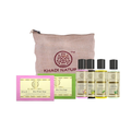Khadi Natural Travel Kit Skincare & Haircare Essentials On-The-Go | Grocsy