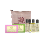 Khadi Natural Travel Kit Skincare & Haircare Essentials On-The-Go | Grocsy