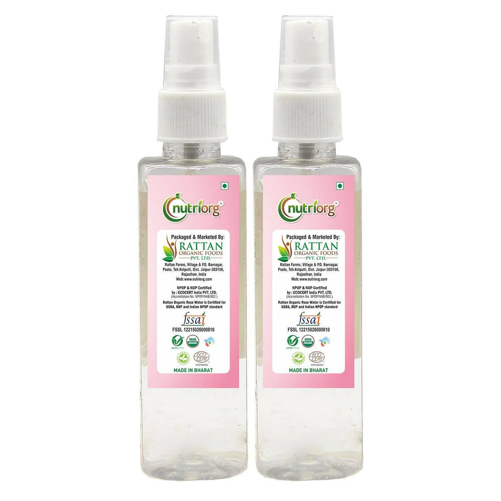 Nutriorg Certified Organic Rose Water | Grocsy